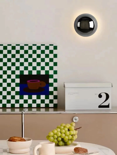 Minimalist Metal Wall Lamp - Nordichome Modern Dome Light Fixture