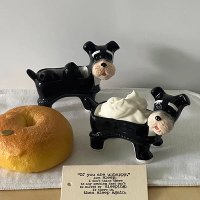 Schnauzer Ceramic Bowl | Multi-Purpose Smoke Releasing Bowl