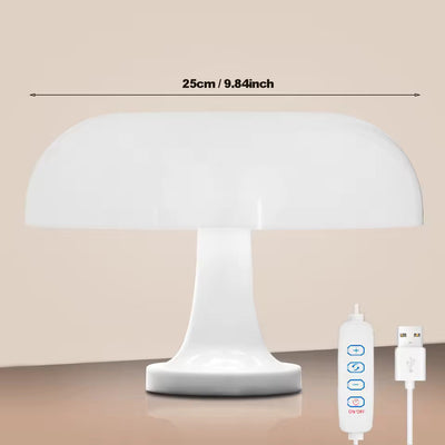 Macaron LED Table Lamp – Mushroom Design