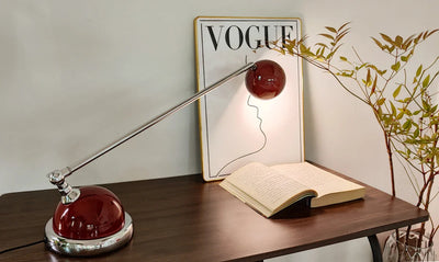Retro Table Lamp – Haus Theory Rotating Ball Minimalist Lighting