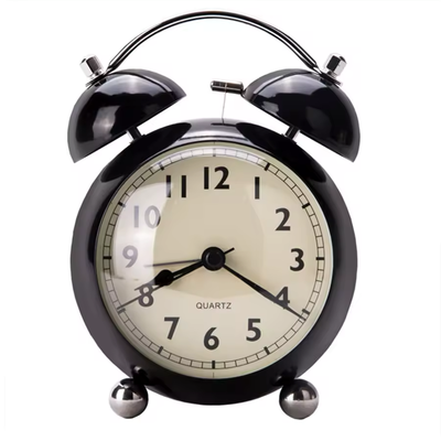 ELEGANT METAL BELL ALARM CLOCK