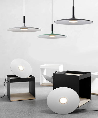 Minimalist Ceiling Light - Aluminium Pendant Lamp With Adjustable Wire