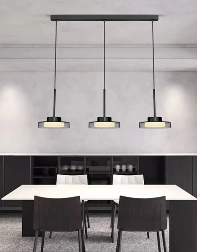 French Pendant Ceiling Light | Modern Metal Acrylic Lamp
