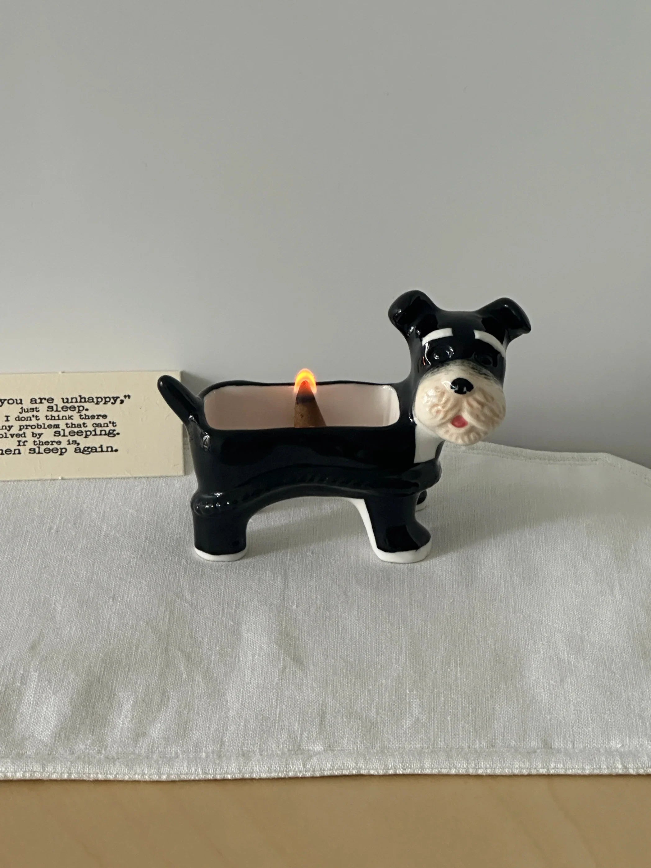 Schnauzer Ceramic Bowl | Multi-Purpose Smoke Releasing Bowl