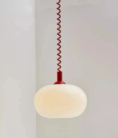 Retro Pendant Lamp – Colorful Coil Nordic Lighting Fixture