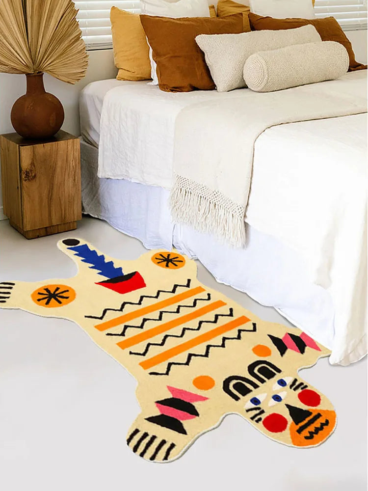 Abstract Animal Rug - Soft Plush Area Mat