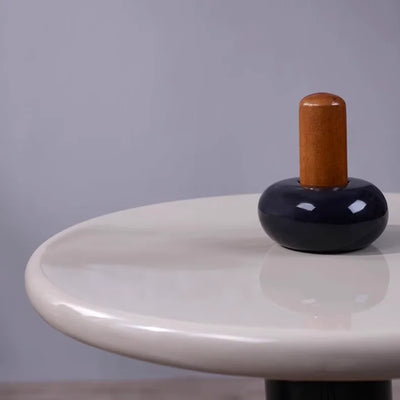 Modular Side Table - Color Stack Pedestal Design