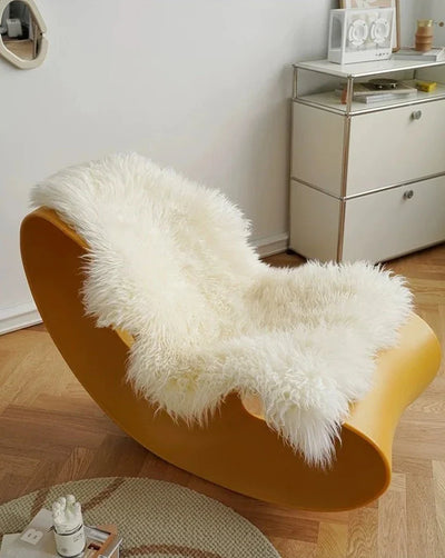 Lazy Lounge Chair - Modern PE Plastic Seat
