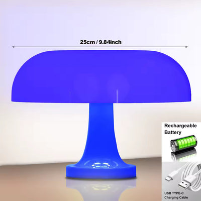 Macaron LED Table Lamp – Mushroom Design