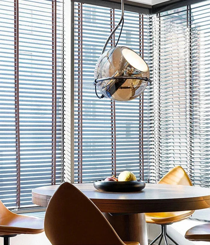 Glass Ball Pendant Lamp - Rotatable Scandinavian Light
