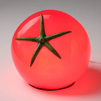 Red Tomato Table Lamp - Playful Desk & Nightstand Light