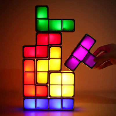 Stackable Table Lamp - Soft Mood Lighting With Knob Switch