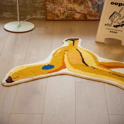 Banana Peel Rug - Anti Slip Playful Floor Mat