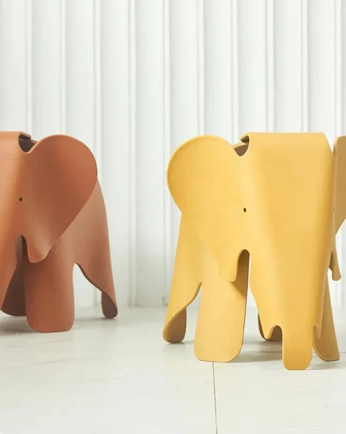 Origami Elephant Stool – Modern Ottoman Seat