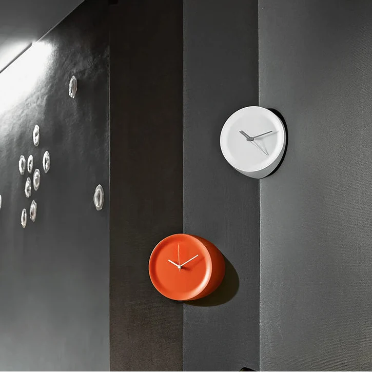 Corner Angle Clock - Modern ABS Design 8x8"