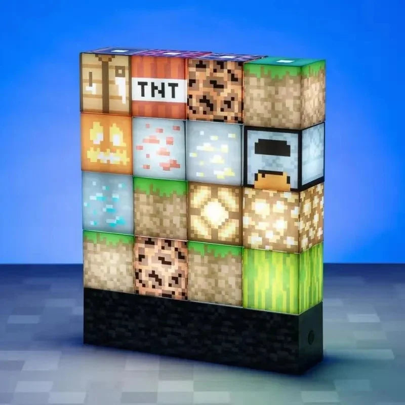 Game Room Lamp - Pixel Brickstone LED Light