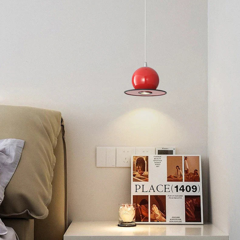 Metal UFO Pendant Light | Retro Aluminum Ceiling Fixture
