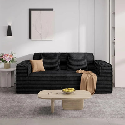 Cloud Foam Loveseat | Plush Sherpa Sofa Seat
