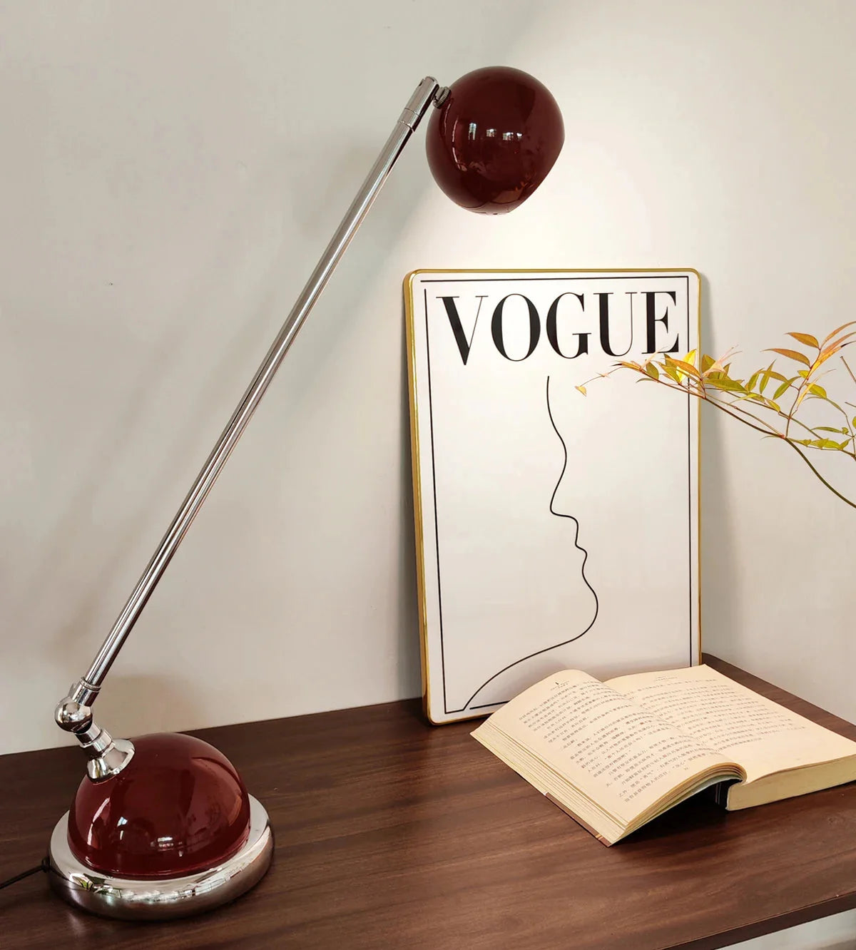 Retro Table Lamp – Haus Theory Rotating Ball Minimalist Lighting