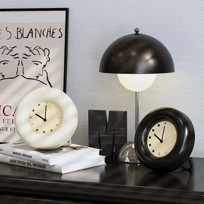 Silent Mini Alarm Clock - Nordic Bubble Design