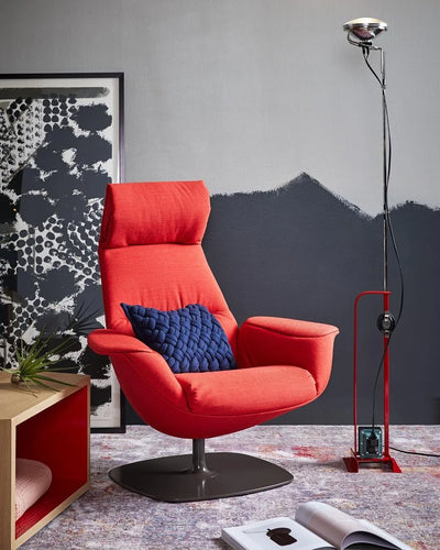 Industrial Floor Lamp - Danish Metal Halogen Corded Light