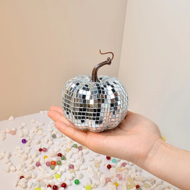Disco Ball Pumpkin | Halloween Party Ornament