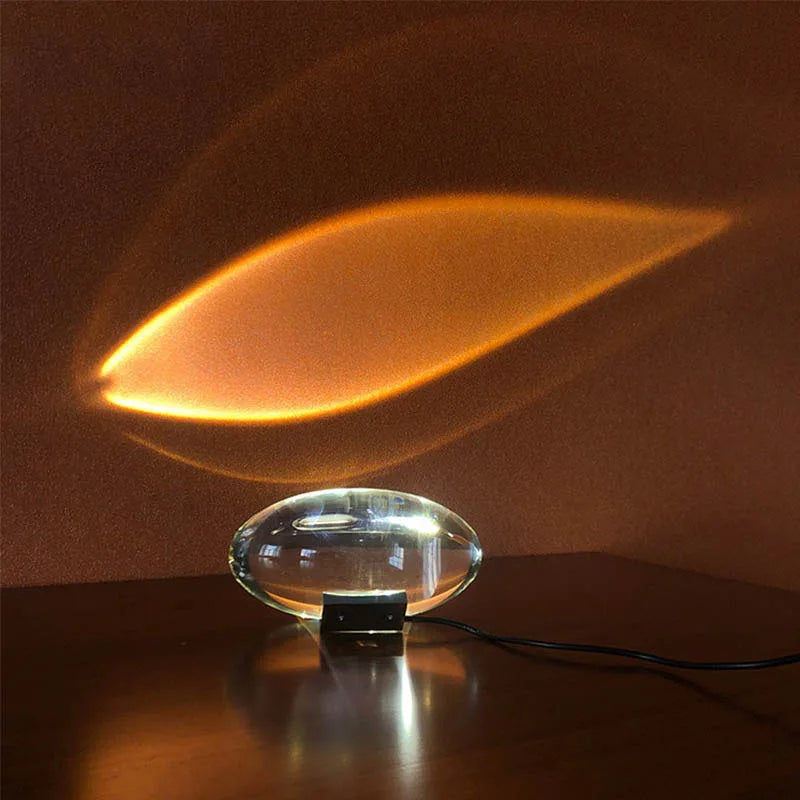Crystal Table Lamp - Mini LED Sunset Sky Light