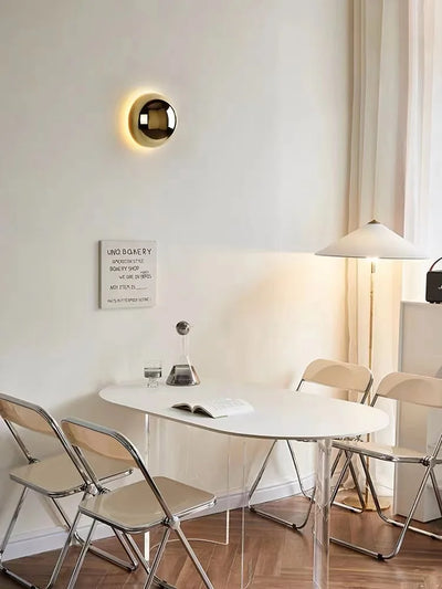 Minimalist Metal Wall Lamp - Nordichome Modern Dome Light Fixture