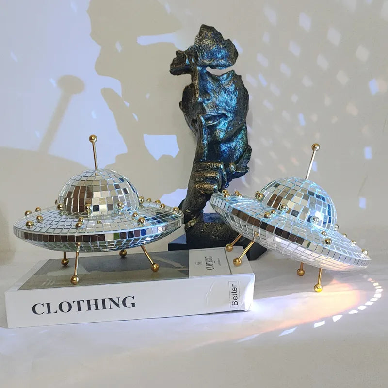Disco Ball UFO Ornament – Galactic Home Decor