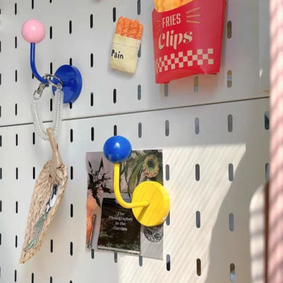 Magnetic Wall Hook - Retro Metal Ball Hanger