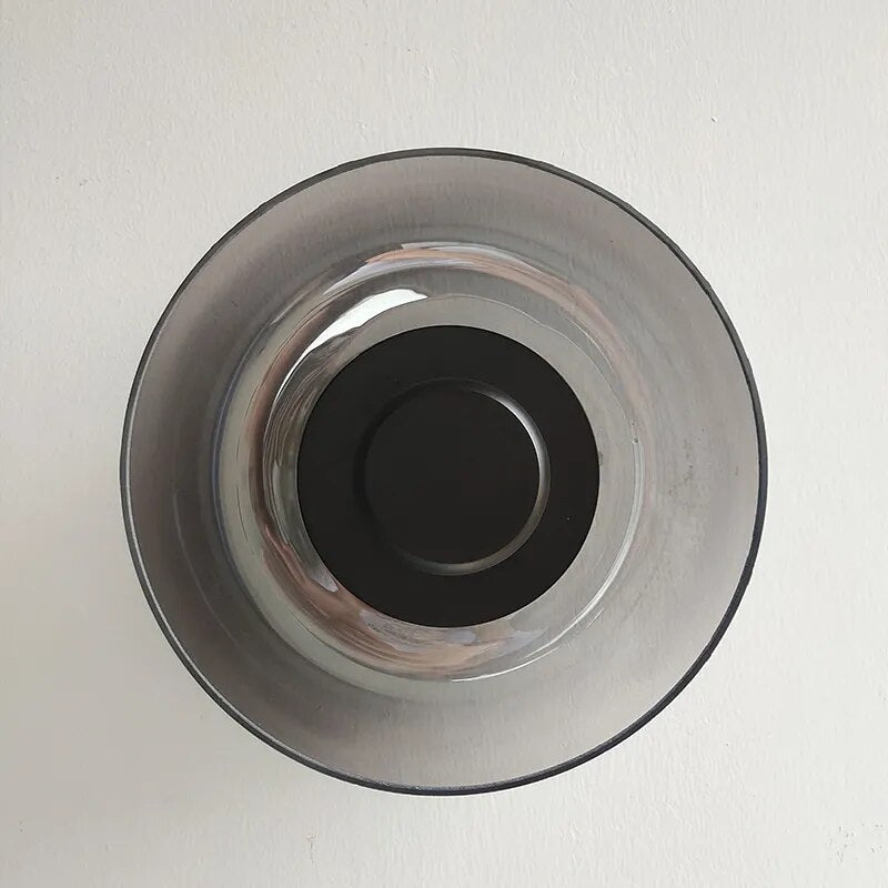 Glass Bowl Wall Lamp | Minimalist Warm White Wall Light