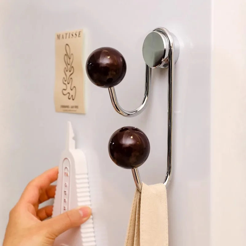 Magnetic Stainless Steel Hook | Strong Retro Ball Hanger