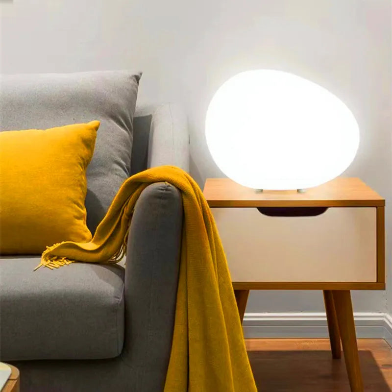 Minimalistic Table Lamp - Stone Shape Atmosphere Lighting