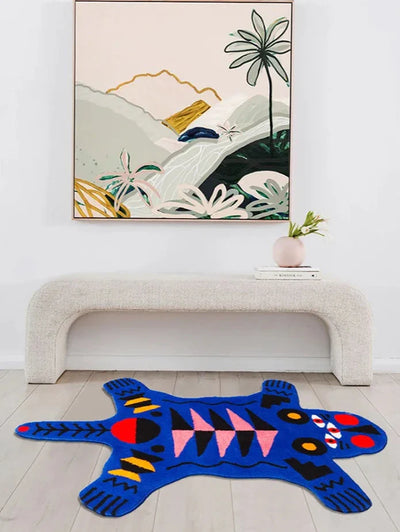 Abstract Animal Rug - Soft Plush Area Mat