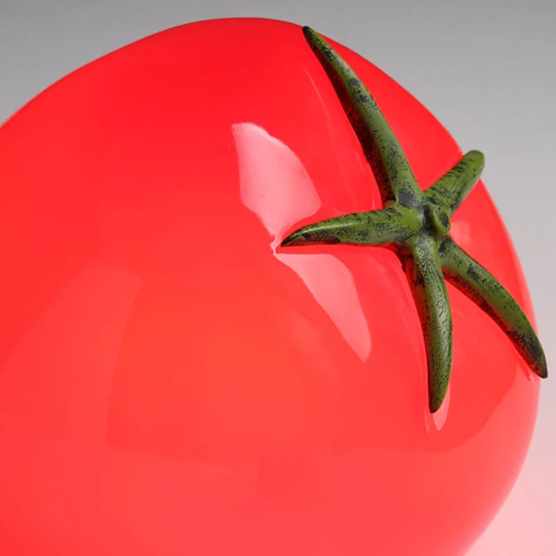 Red Tomato Table Lamp - Playful Desk & Nightstand Light