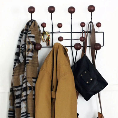Retro Wall Hanger - Vintage Ball Hook Rack