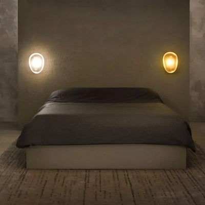 Japanese Pebble Wall Lamp - Modern LED Sconce