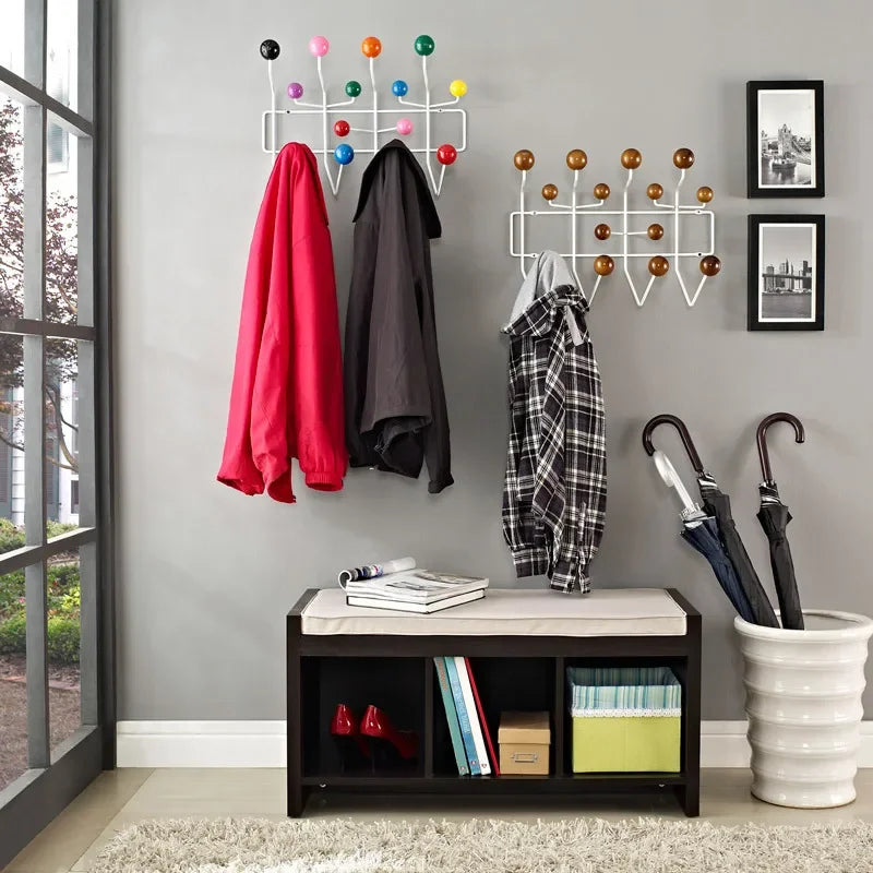 Retro Wall Hanger - Vintage Ball Hook Rack