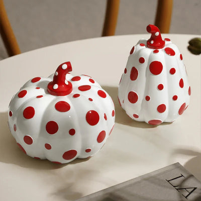 Polka Dot Sculpture - Resin Modern Art Ornament