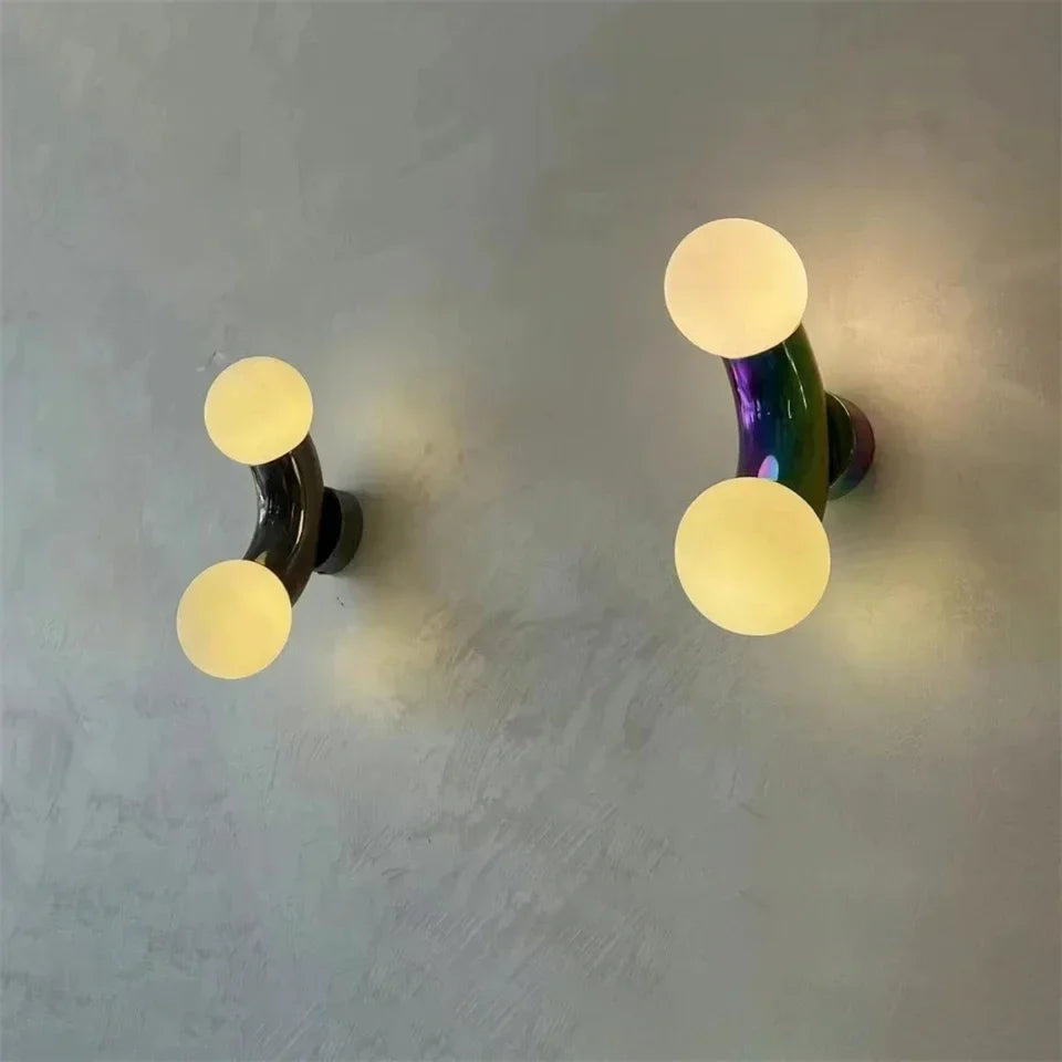Chrome Ball Wall Lamp - Hotel Style Lighting Fixture
