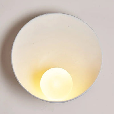 Oriental Style Wall Lamp - Exotic Dish Fixture