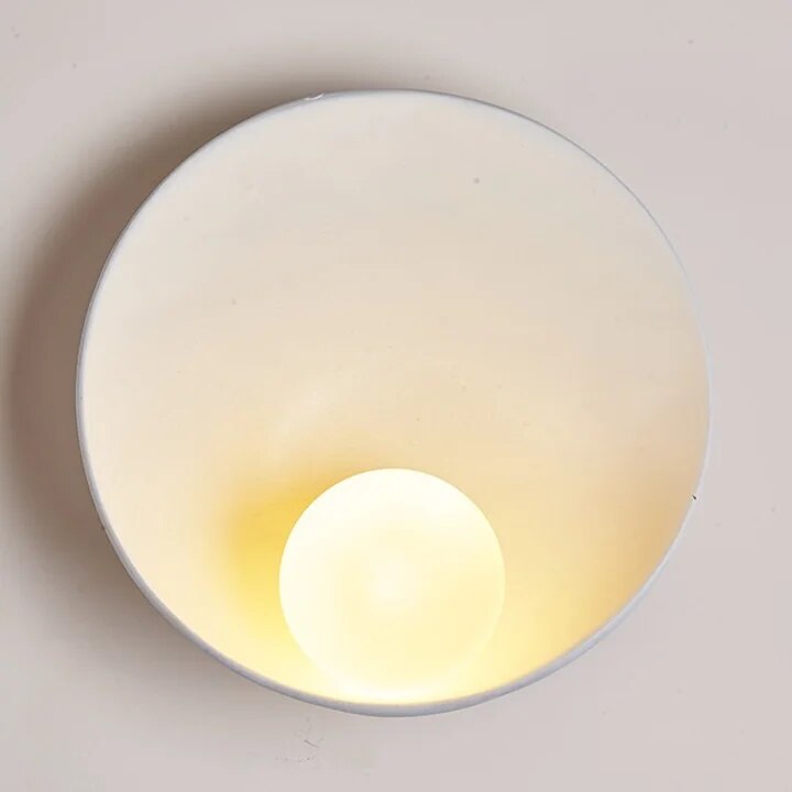 Oriental Style Wall Lamp - Exotic Dish Fixture