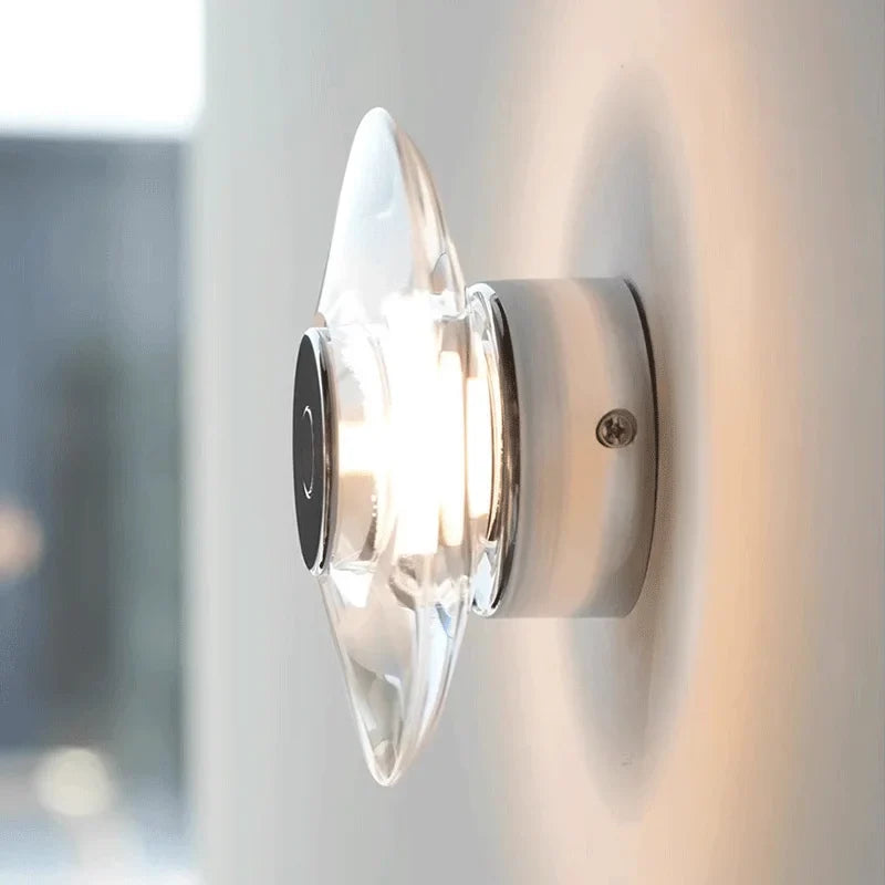 Italian Crystal Sconce - Luxury Energy Efficient LED Lamp