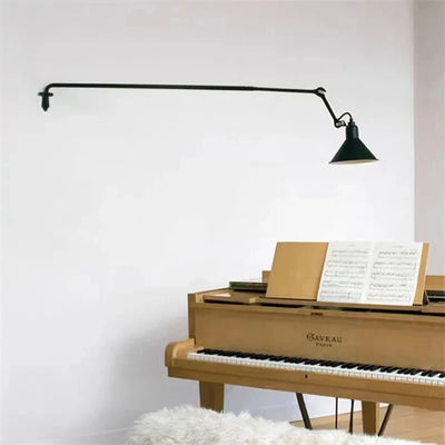 Industrial Wall Lamp - Flexible Arm Metal Aluminum Light