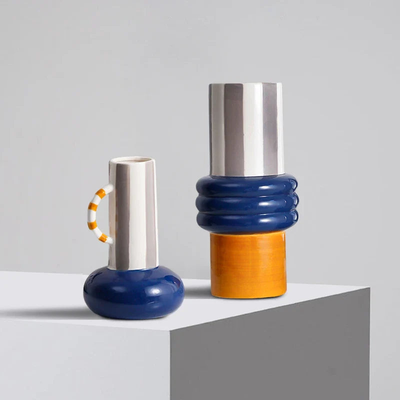 Retro Form Ceramic Vase