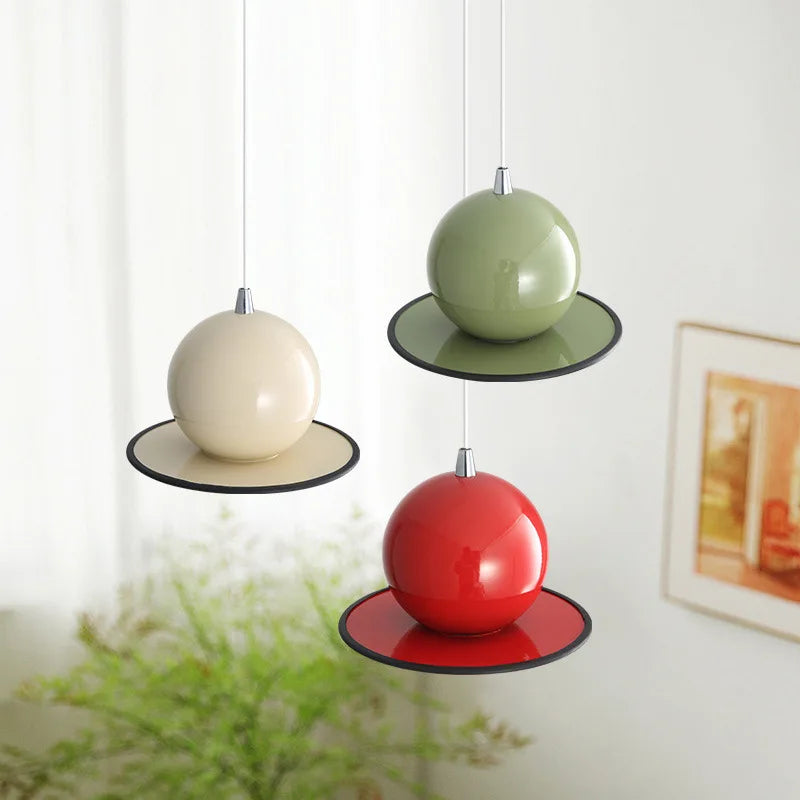 Metal UFO Pendant Light | Retro Aluminum Ceiling Fixture