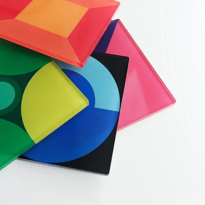 Acrylic Color Coaster | Heat Resistant Surface Protector