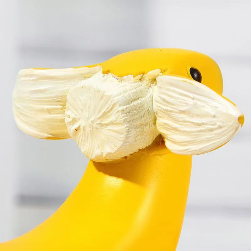 Funny Banana Dog Statue – Quirky Garden Decor