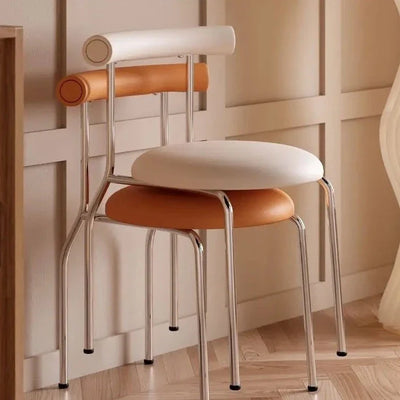 Minimalist Metal Frame Chair - Nordic Dining Seat