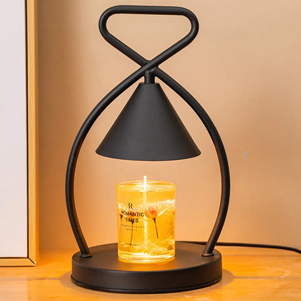 Black Candle Warmer – Metal Dimmable Lamp Frame